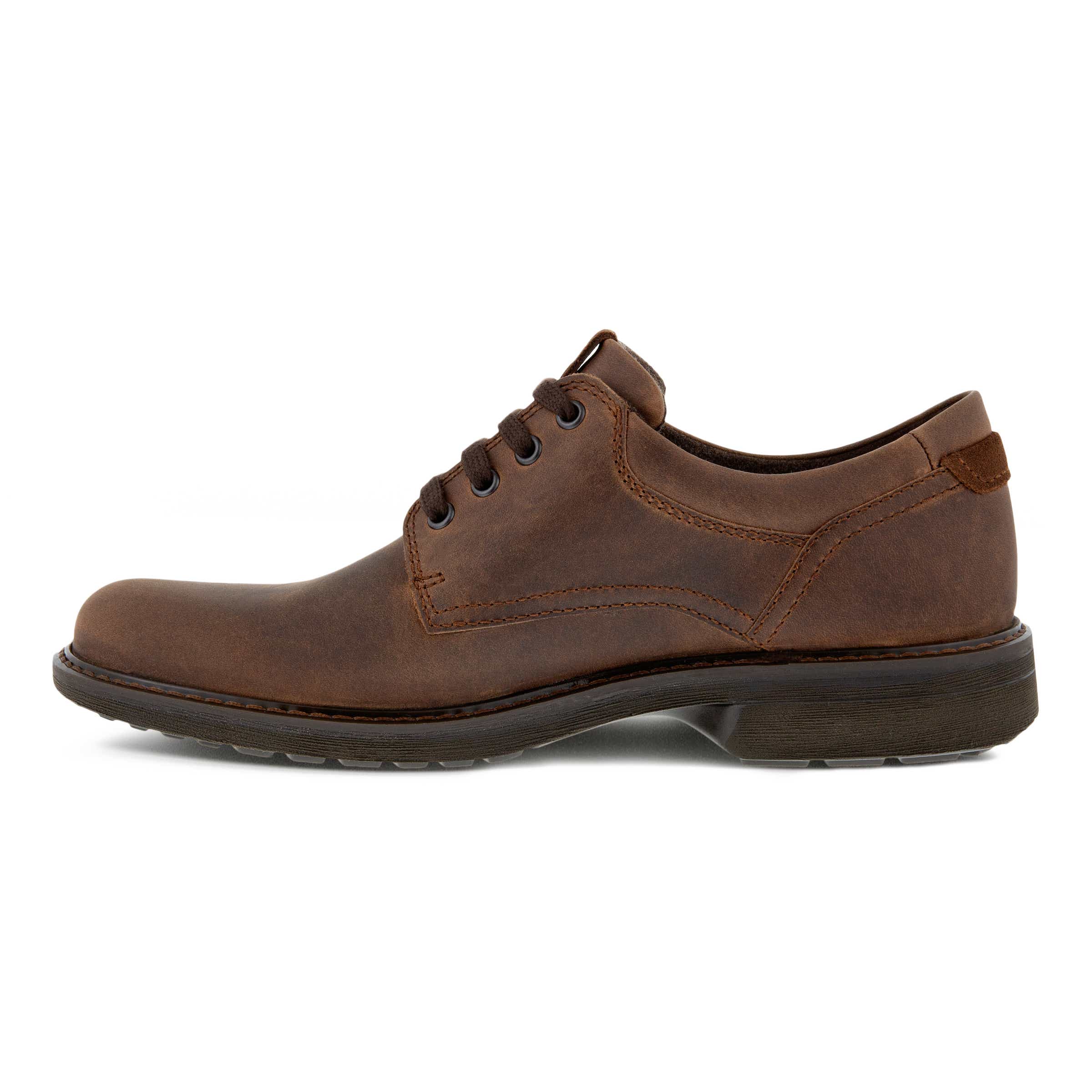 Zapatos Derby de nobuk ECCO® Turn para hombre - Marrón - Inside