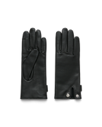 Women's ECCO® Gloves Leather Gloves - Black - Main