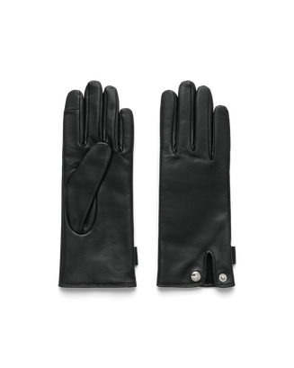 Women's ECCO® Gloves Leather Gloves - Black - Main