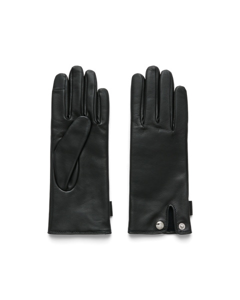 Unisex ECCO Stitched Gloves Leather Gloves Blue