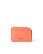 ECCO Card Case Zipped Soft Smooth レザーカードケース - Pink - Main