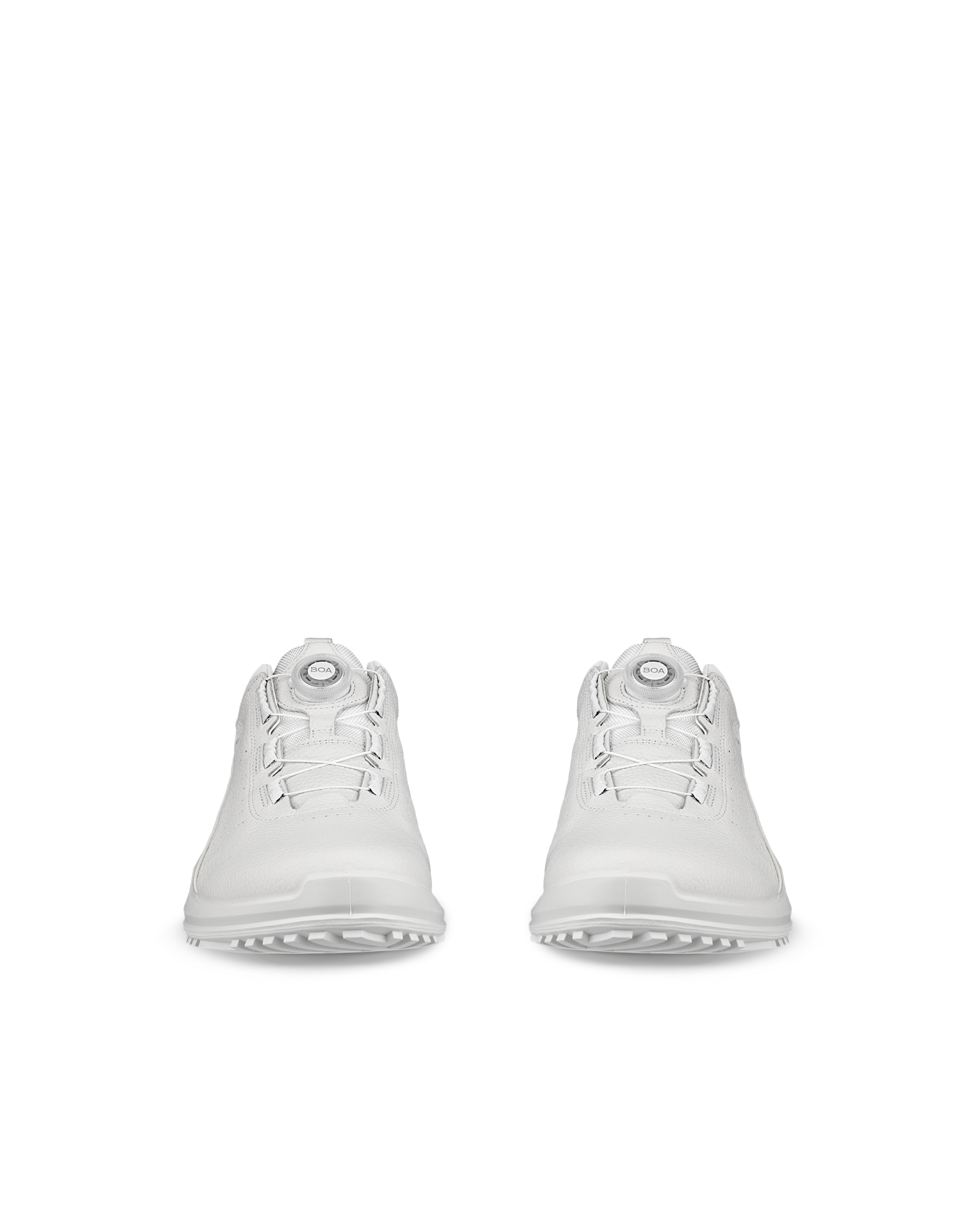 남성 ECCO® Biom 2.0 가죽 트레이너 - White - Front pair