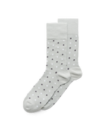 ECCO® Classic Dotted Mid-Cut Socks - Blue - Main