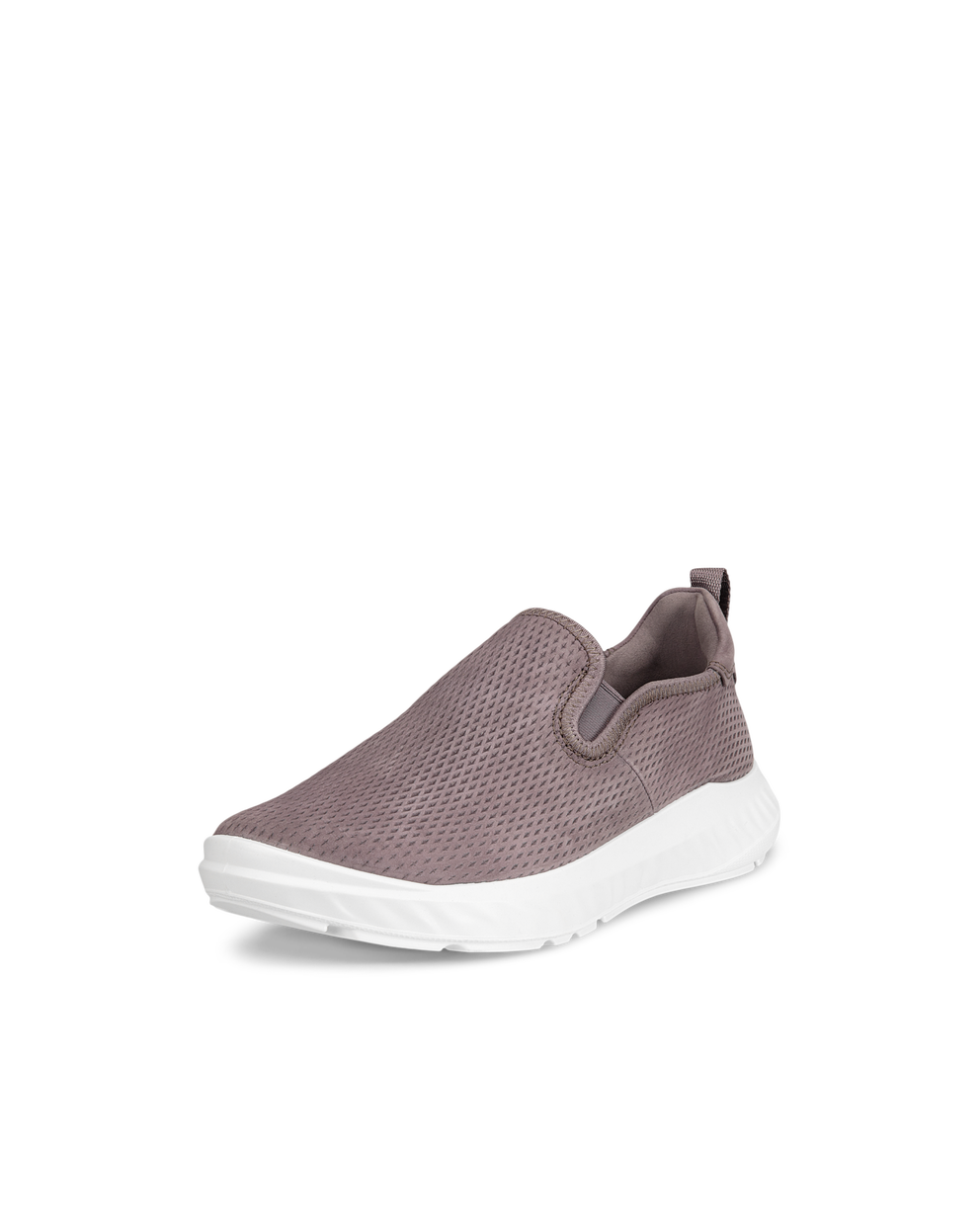 Women's ECCO® ATH-1FM Nubuck Slip-On Sneaker - Purple - Main