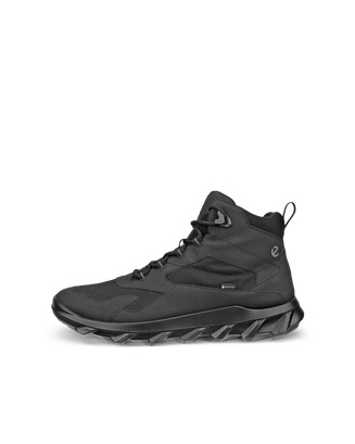 Men's ECCO® MX Gore-Tex High-Top Outdoor Sneaker - Black - Outside