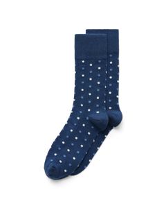 ECCO classic dotted mid-cut polka dot men's sock