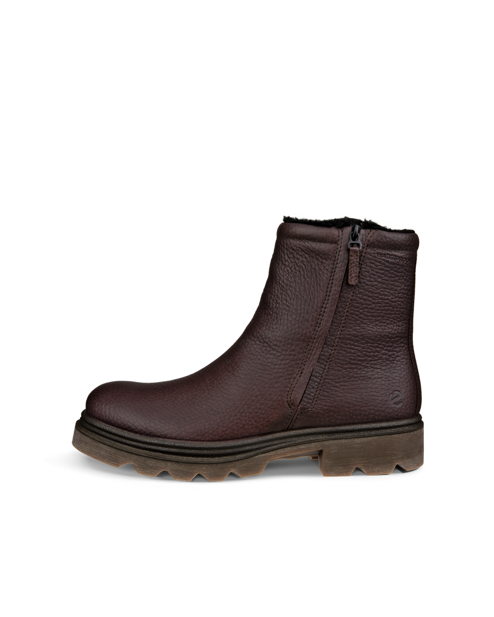 Botas impermeables de piel ECCO® Grainer para hombre - Marrón - Outside