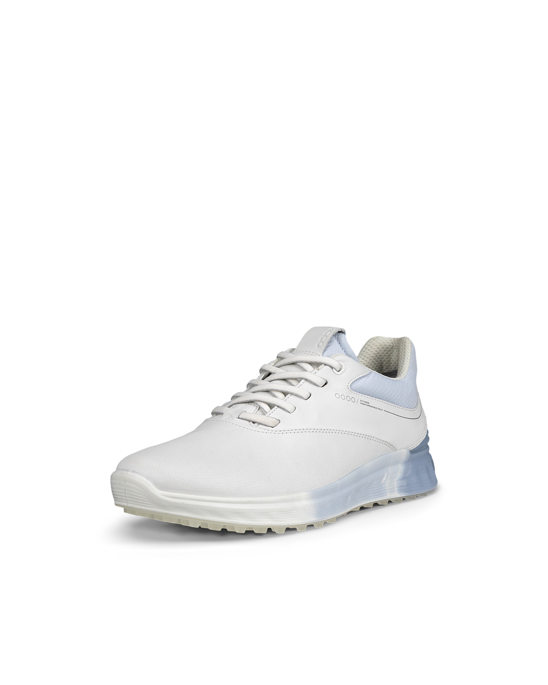 Women's ECCO® Golf S-Three Leather Gore-Tex Golf Shoe - White - Main