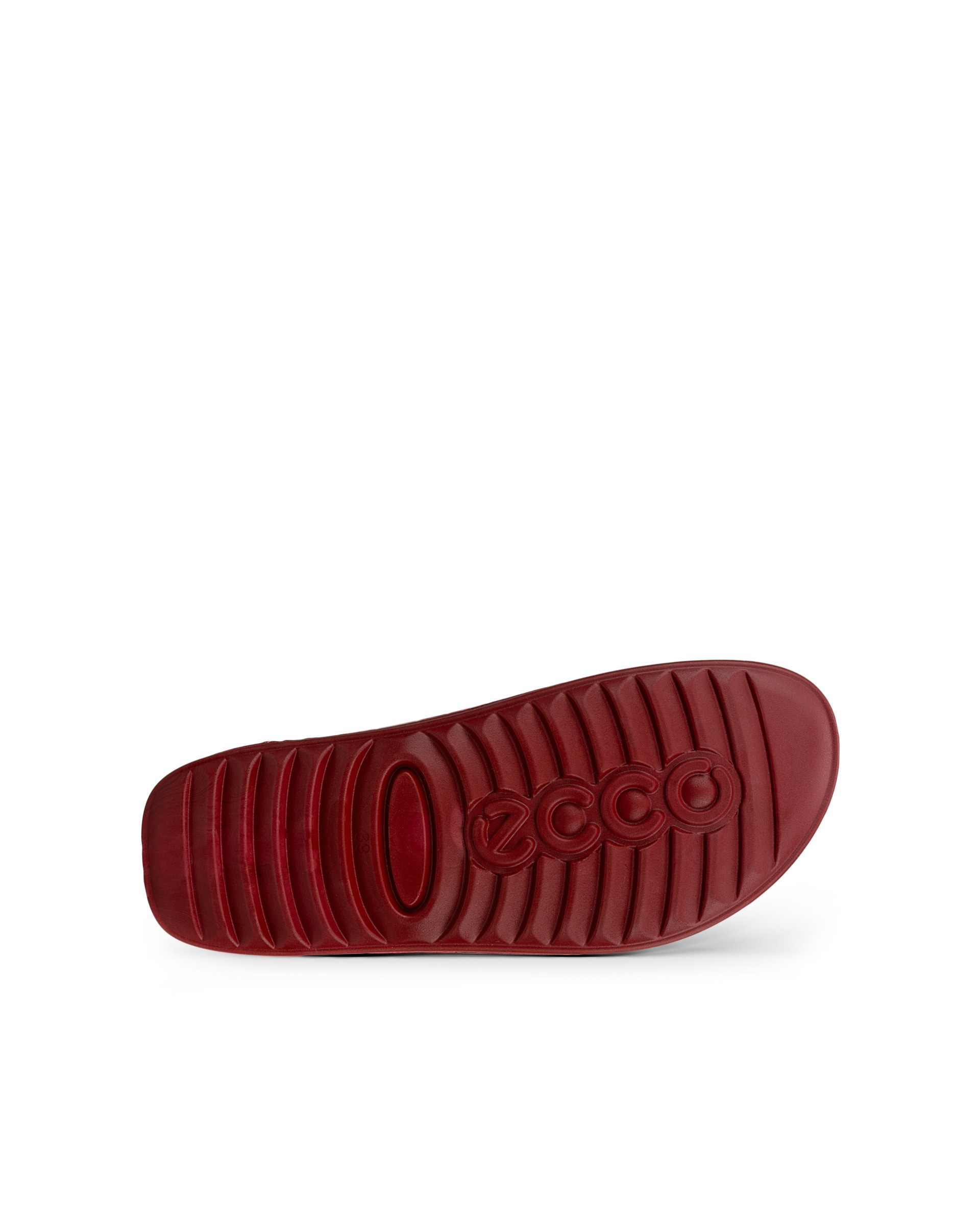 ECCO Women Cozmo 2-strap Slide Sandal - Red - Sole