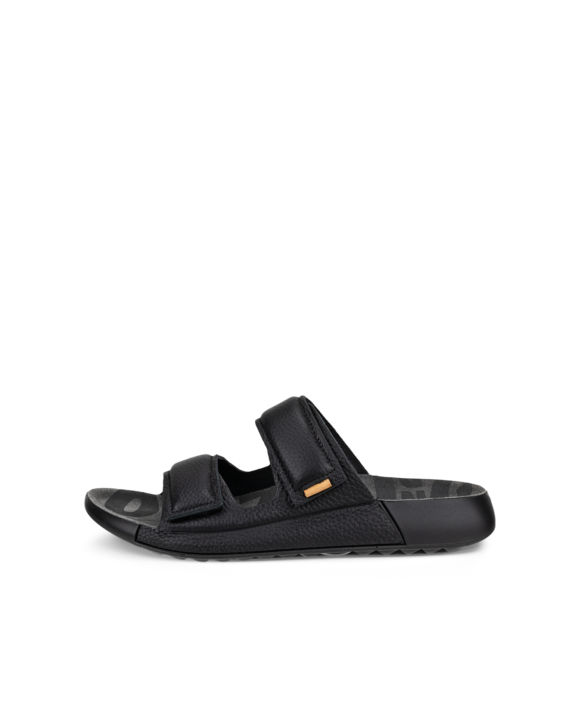 Women's ECCO® Cozmo 60 Leather Two Strap Sandal | Black