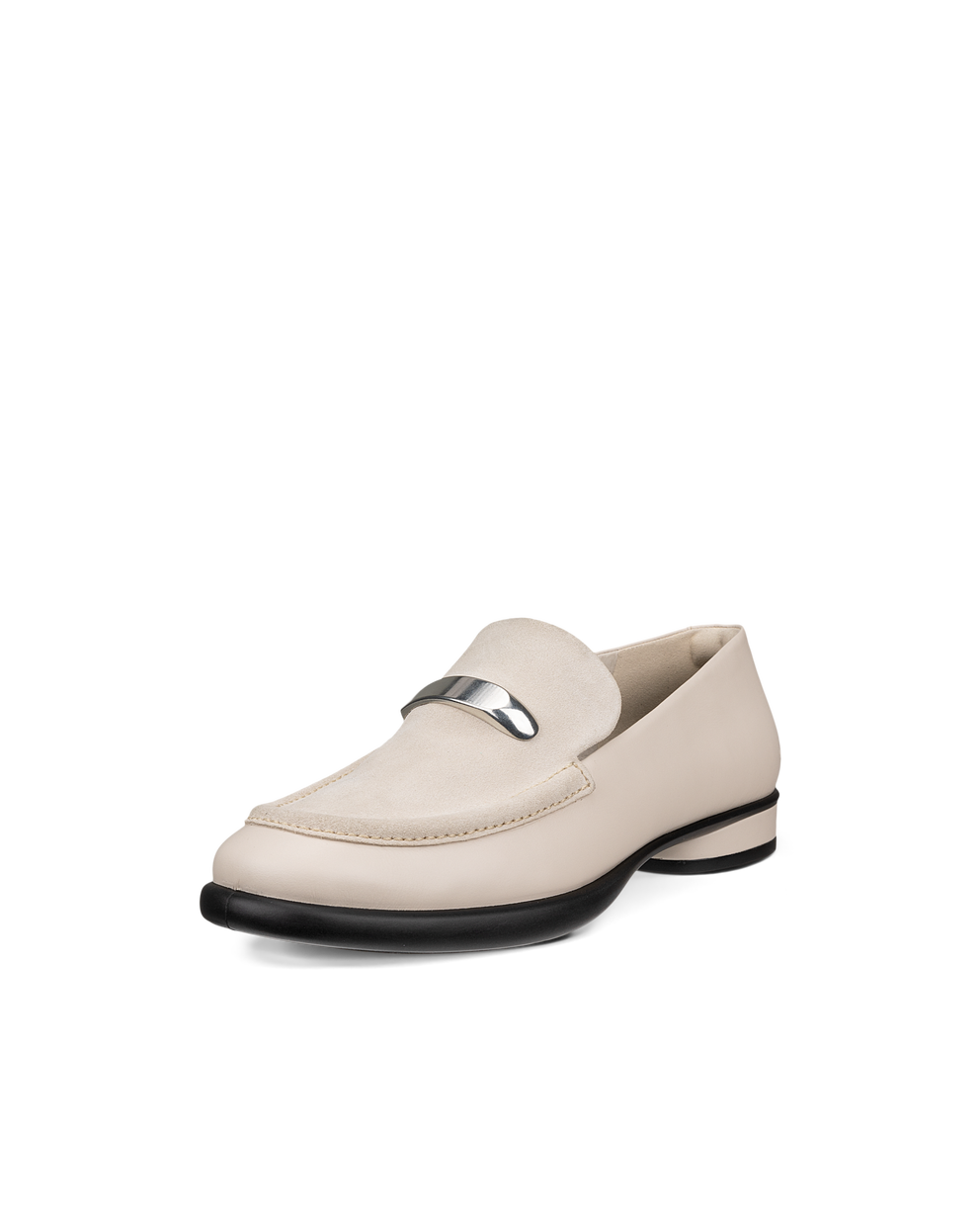 Women's ECCO® Sculpted LX Leather Ballerina - Beige - Main