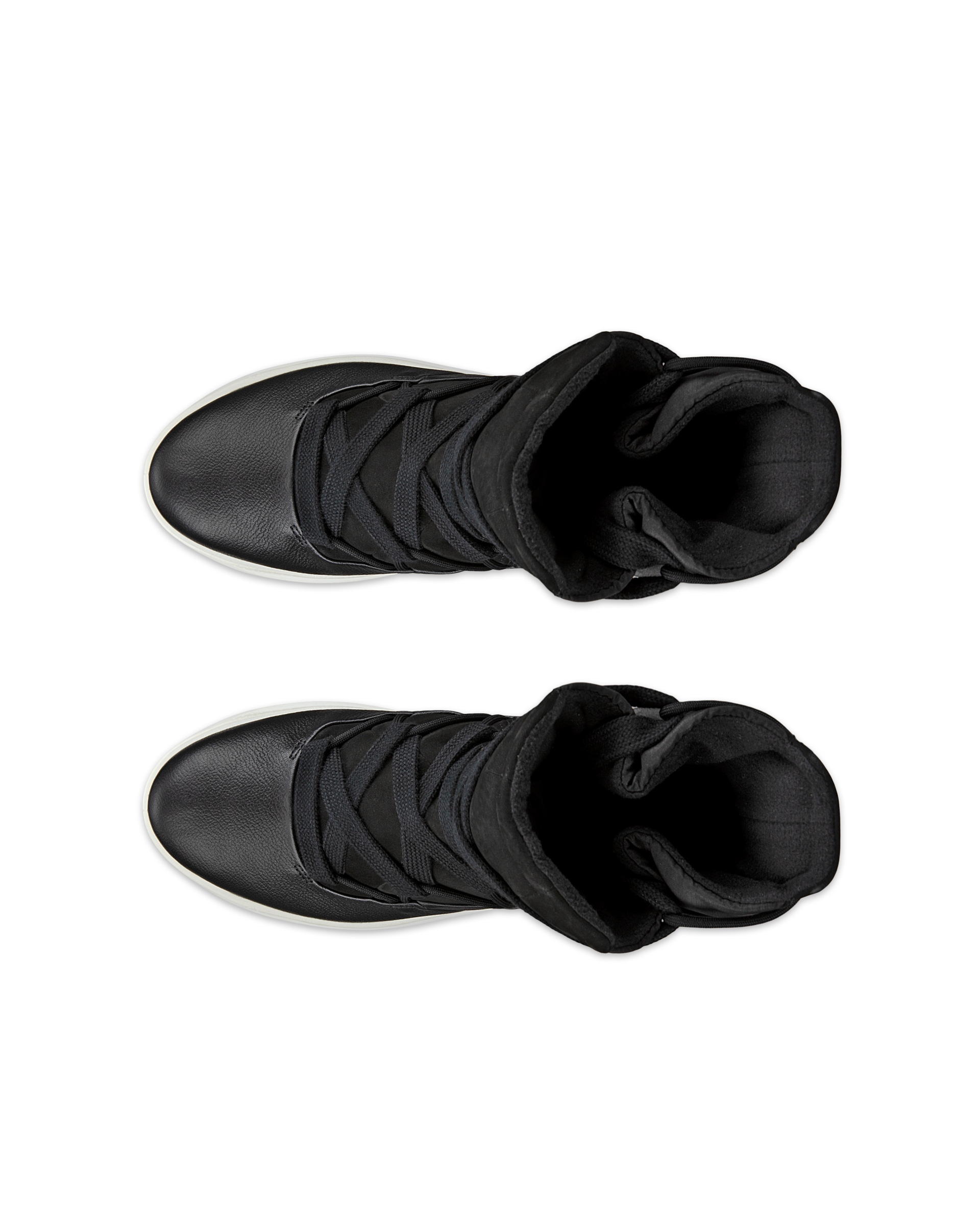 Botas de invierno de piel con Gore-Tex ECCO® Solice para mujer - Negro - Top left pair
