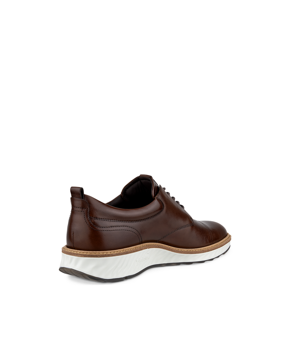 Men's ECCO® St.1 Hybrid Leather Derby Shoe - Brown - Back