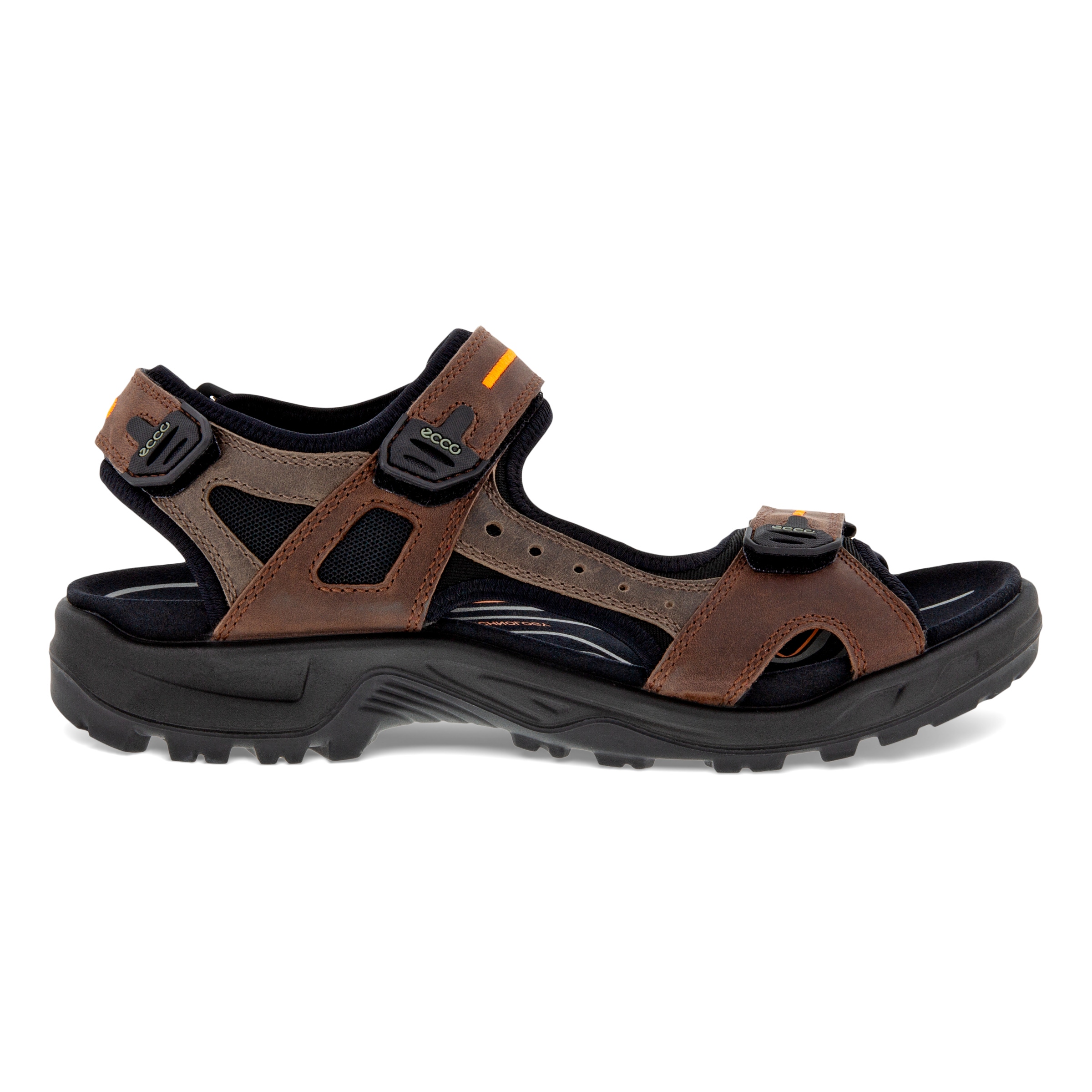 ECCO Yucatan Men's Sandals - Brown - Outside
