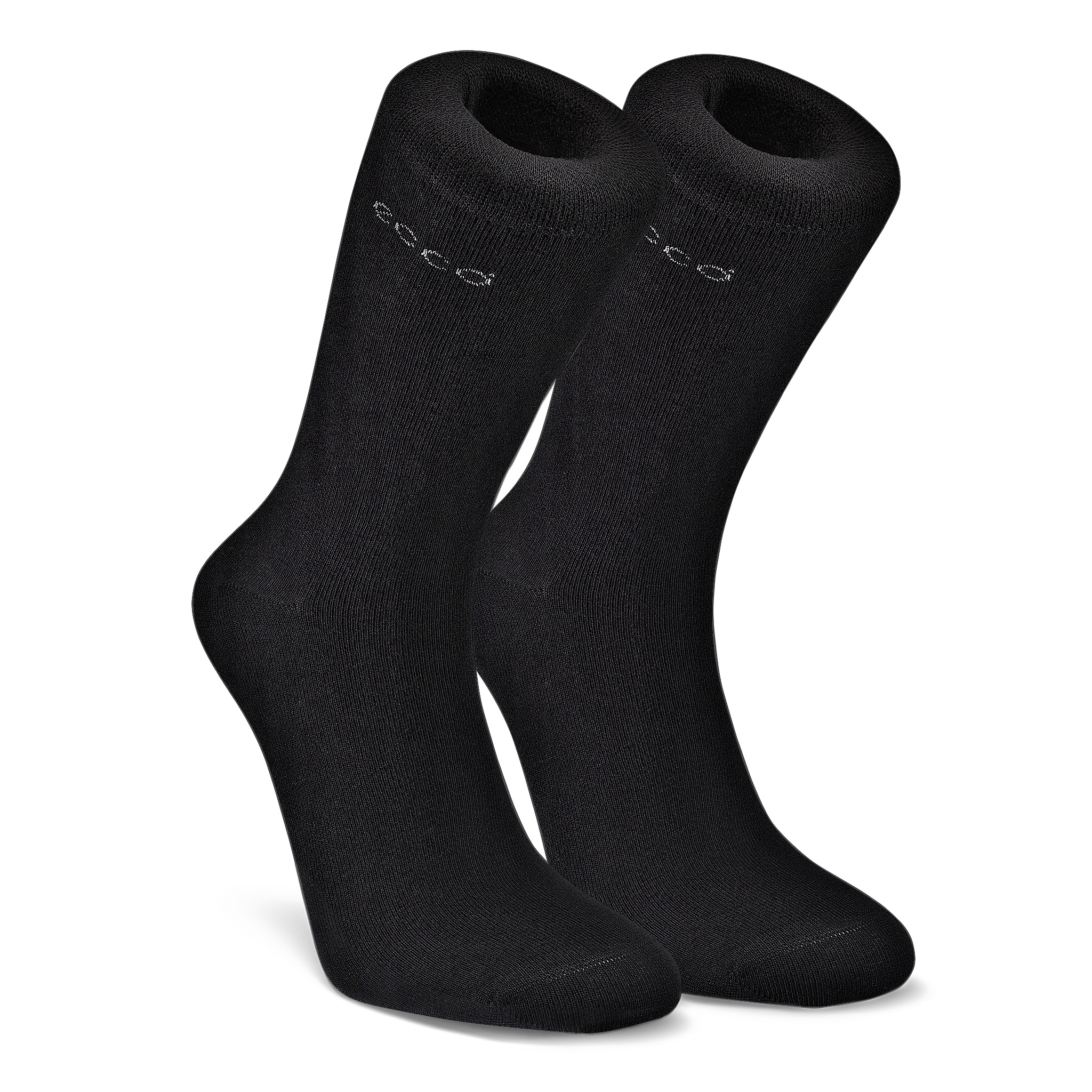 ECCO Bamboo Crew Socks - Black - Detail-1