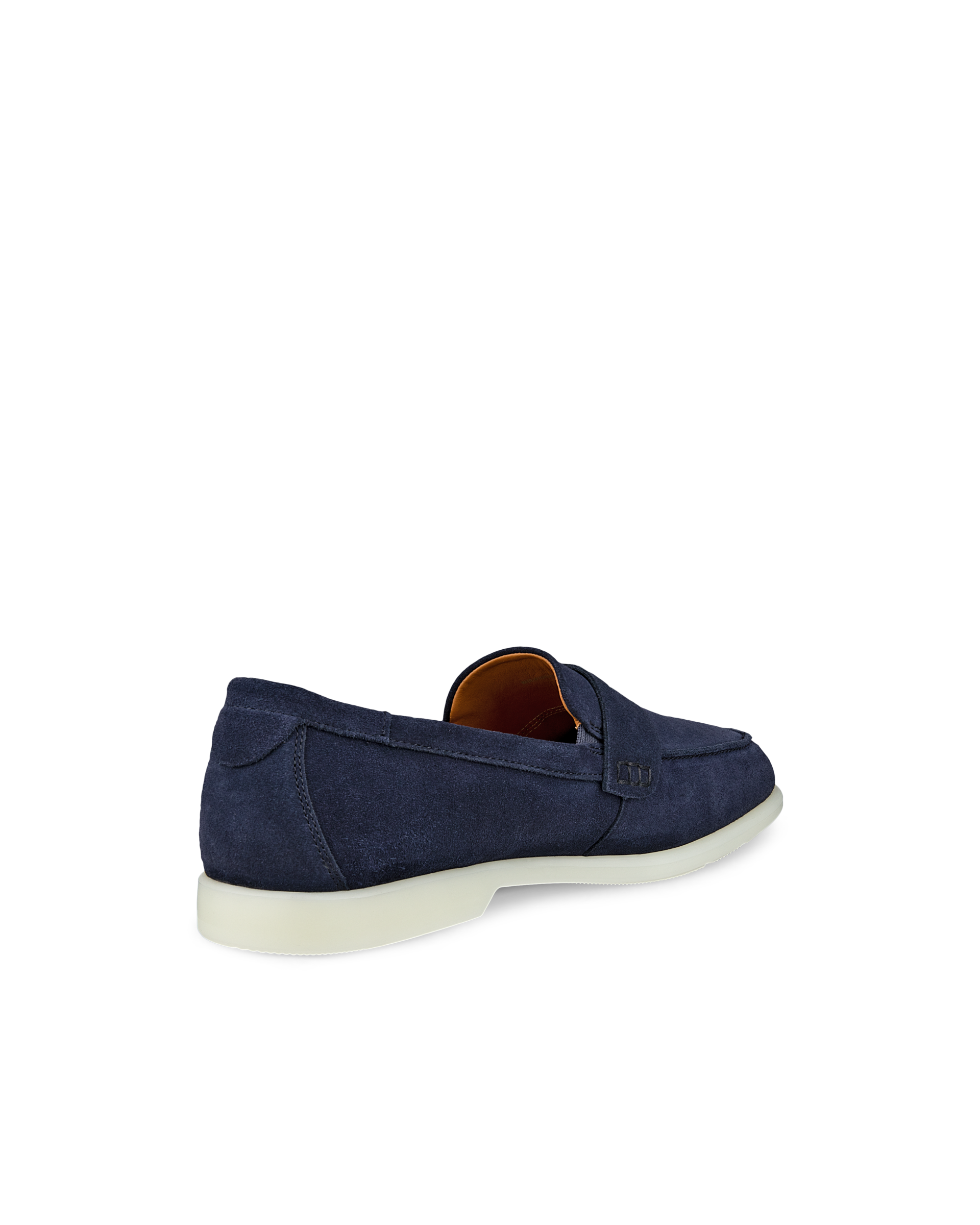 Men's ECCO® Citytray Lite Suede Loafer - Blue - Back