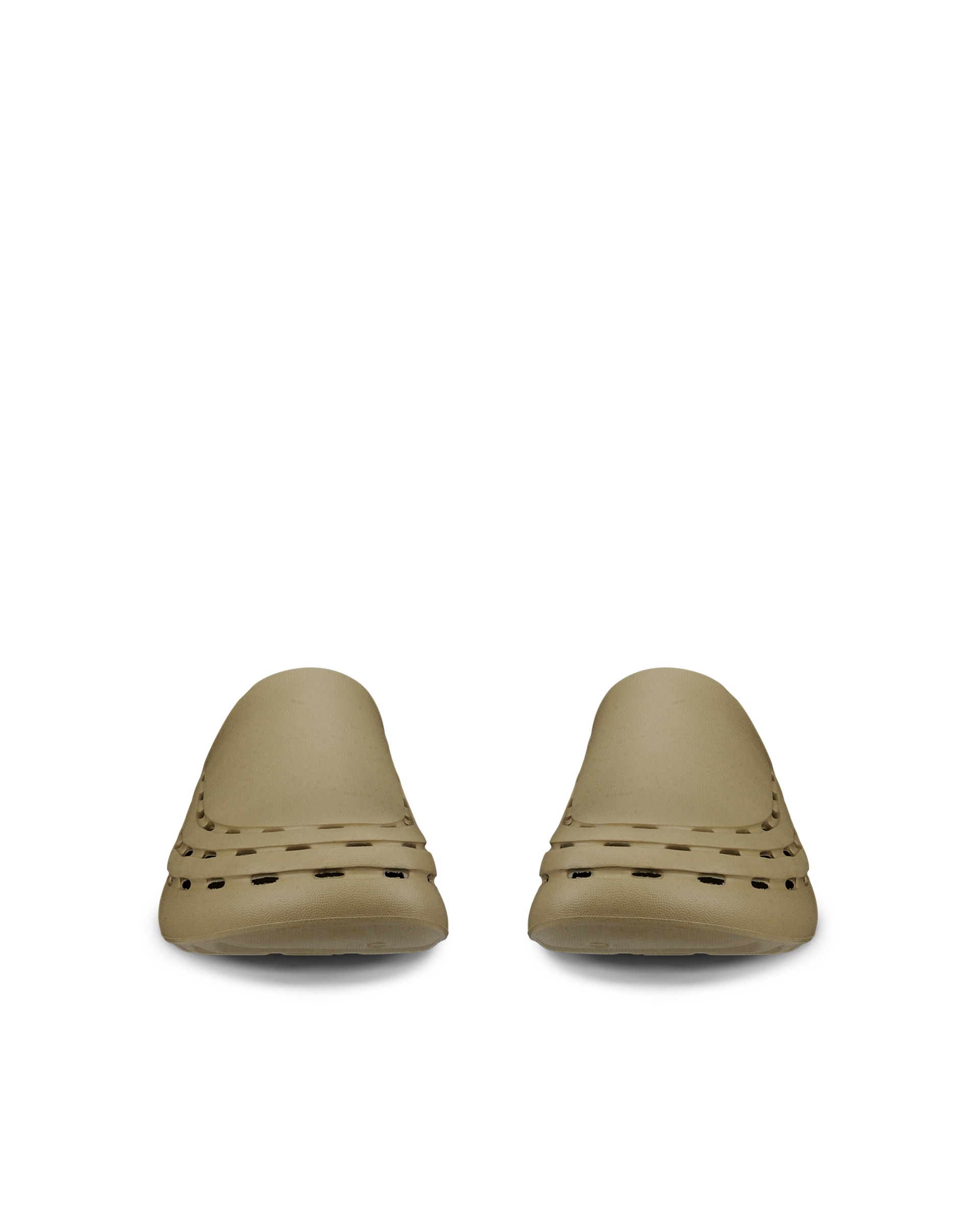 Men's ECCOยฎ Cozmo Slide Slider - Beige - Front pair