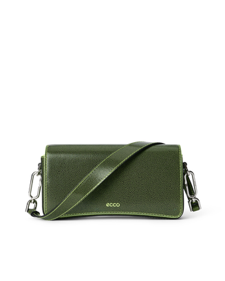 ECCO Pinch Bag S Cracked Leather - Green - Main