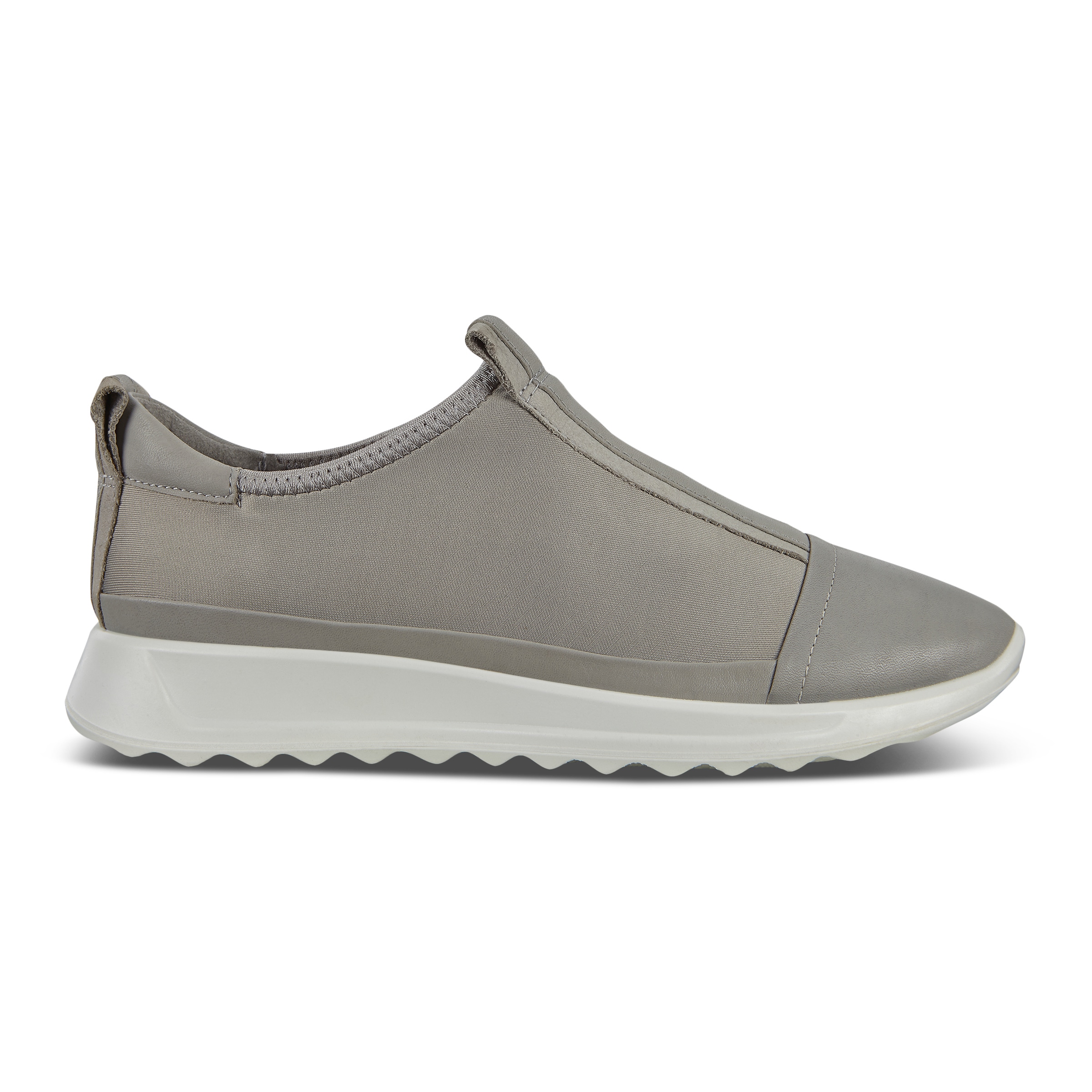 ECCO Flexure Runner Women's Slip-on Sneakers - Grey - Outside