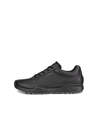 Women's ECCO® BIOM Golf Hybrid Leather Shoe - Black - Outside