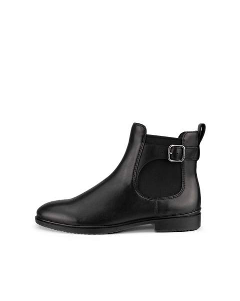 Women s ECCO Touch 15 Leather Chelsea Boot Black