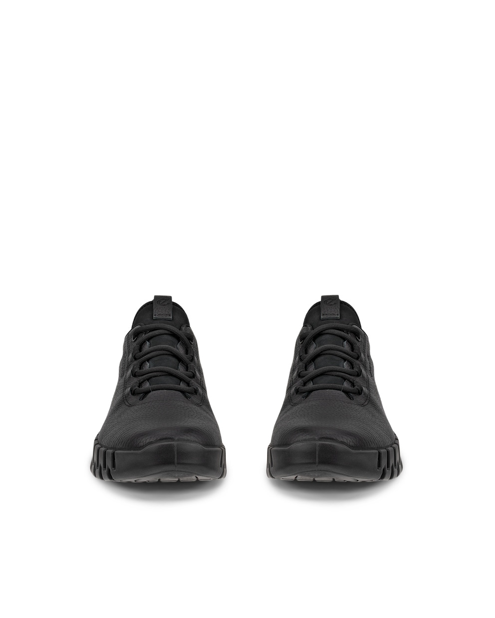 Women's ECCO® Gruuv Leather Gore-Tex Sneaker - Black - Front pair