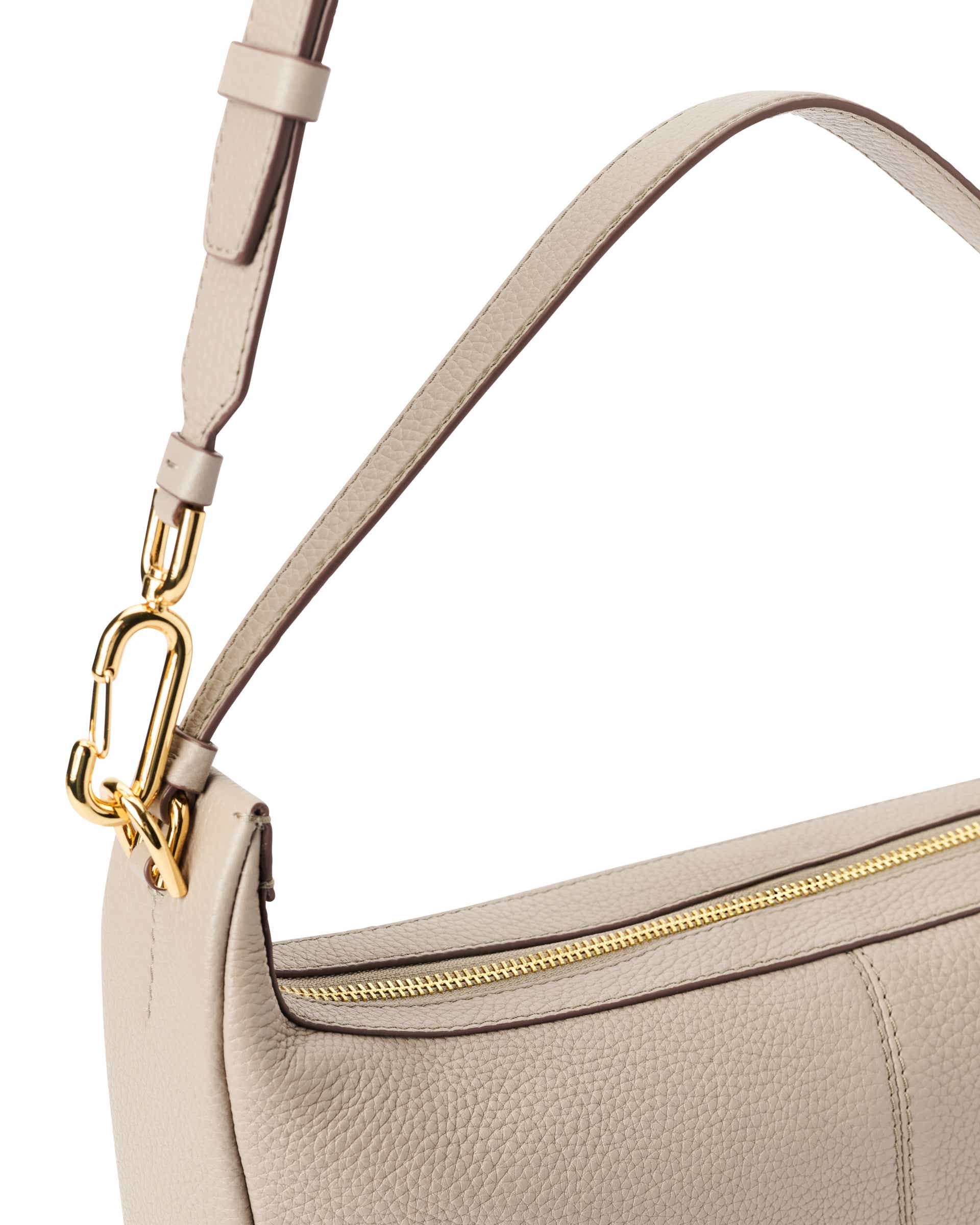 ECCO® Hobo kožna torba hobo - Bež - Detail-2