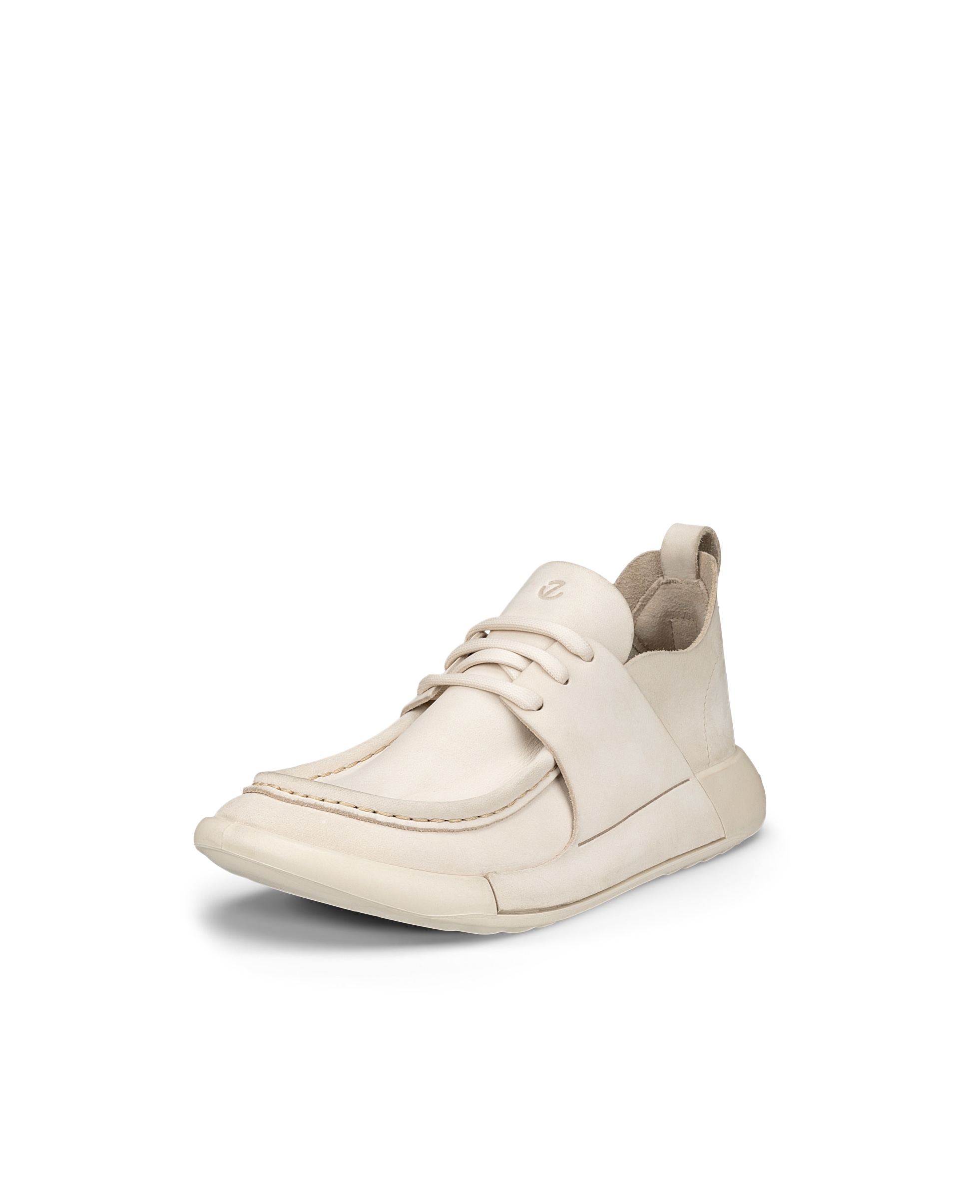 ECCO® Cozmo chaussures nubuck à bout mocassin pour femme - Beige - Main