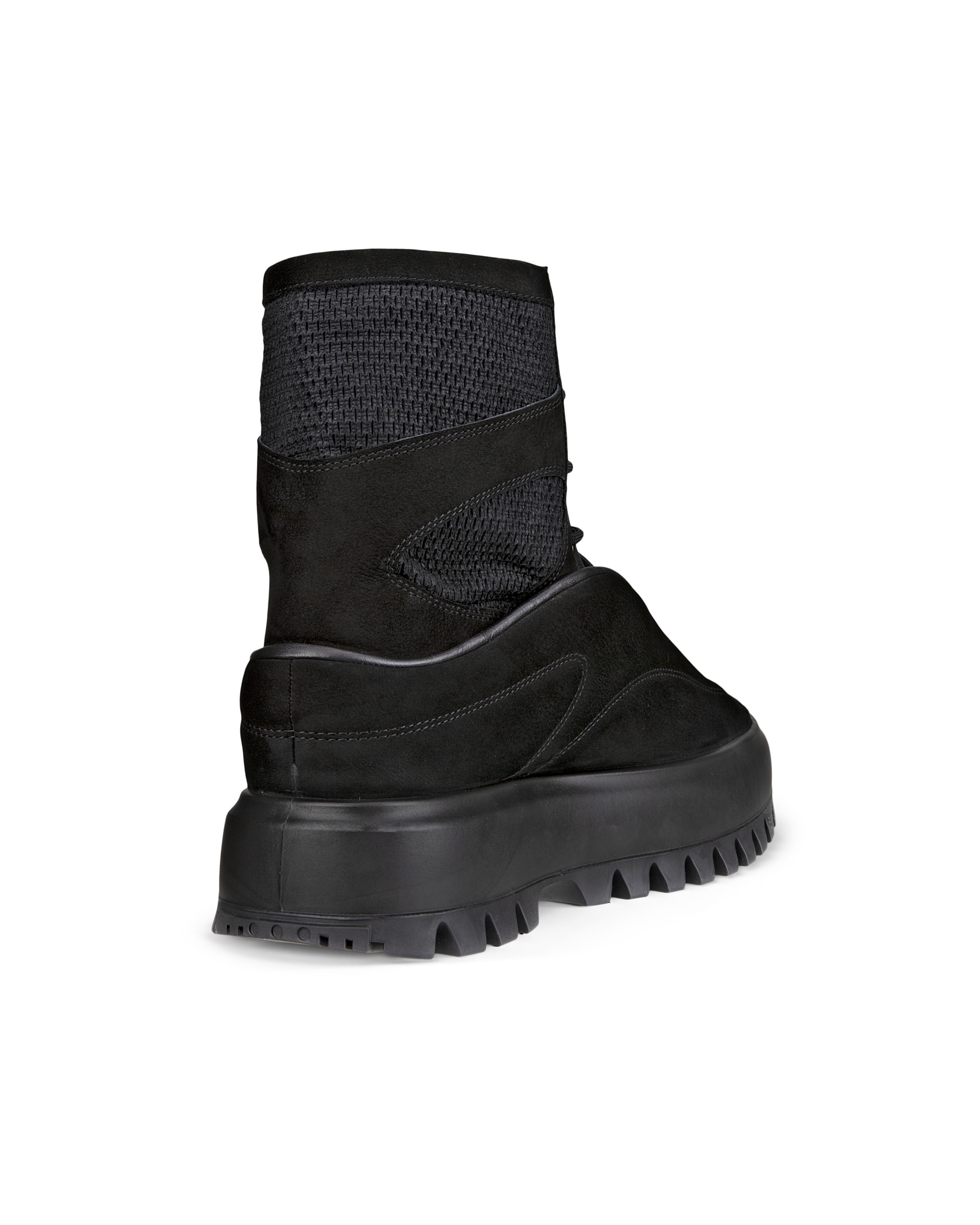 Botas de nobuk ECCO® Street Ace RAL7000 para hombre - Negro - Back