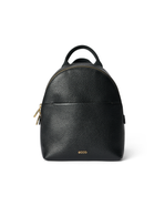 ECCO® Round Pack Pebbled Leather Backpack - Black - Main