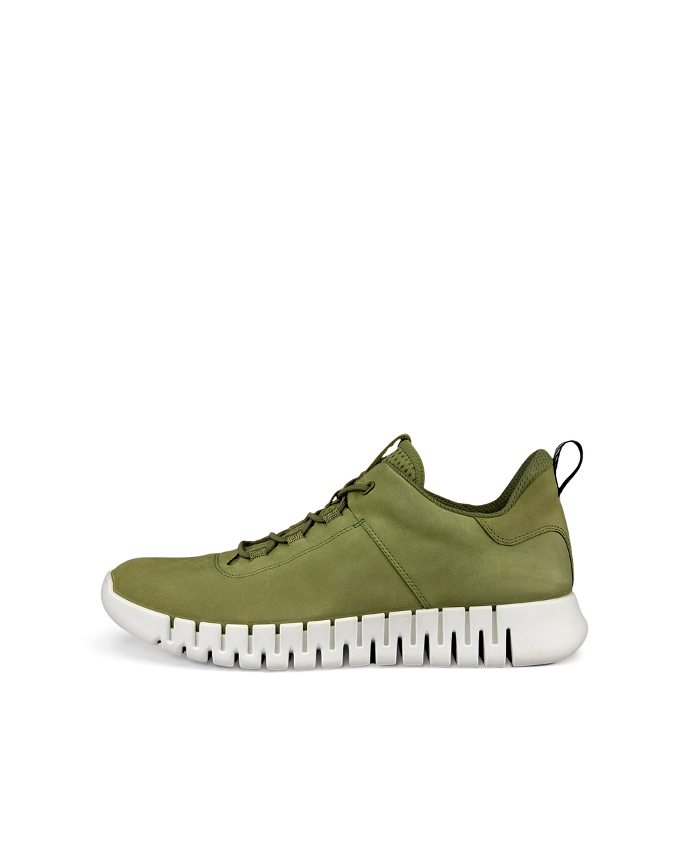 Men's ECCO® Gruuv Nubuck Sneaker - Green - Outside