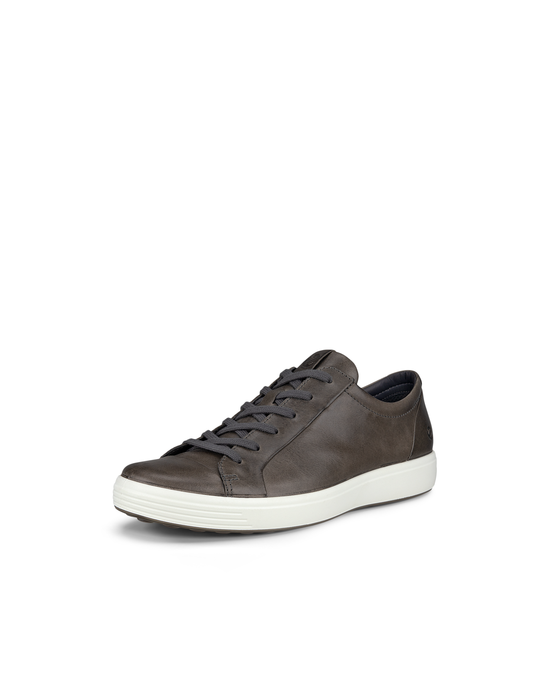 ECCO® Soft 7 baskets en nubuck pour homme - Gris - Main