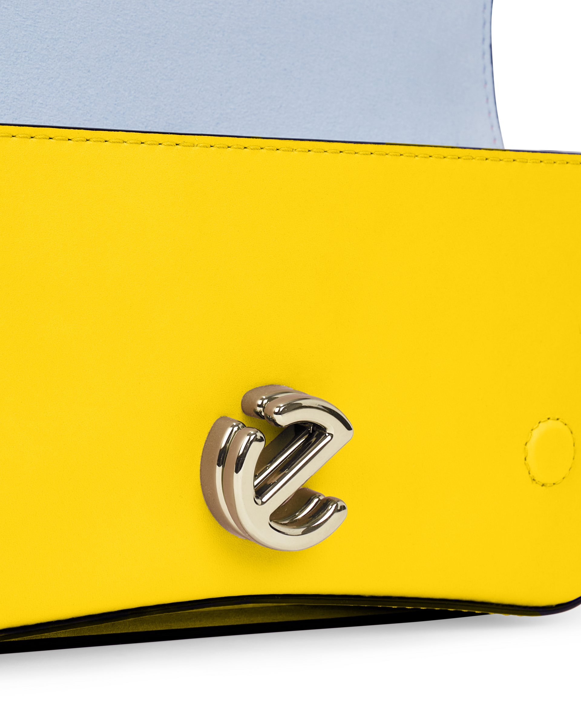 ECCO® Lock Wave sac bandoulière cuir - Jaune - Detail-1