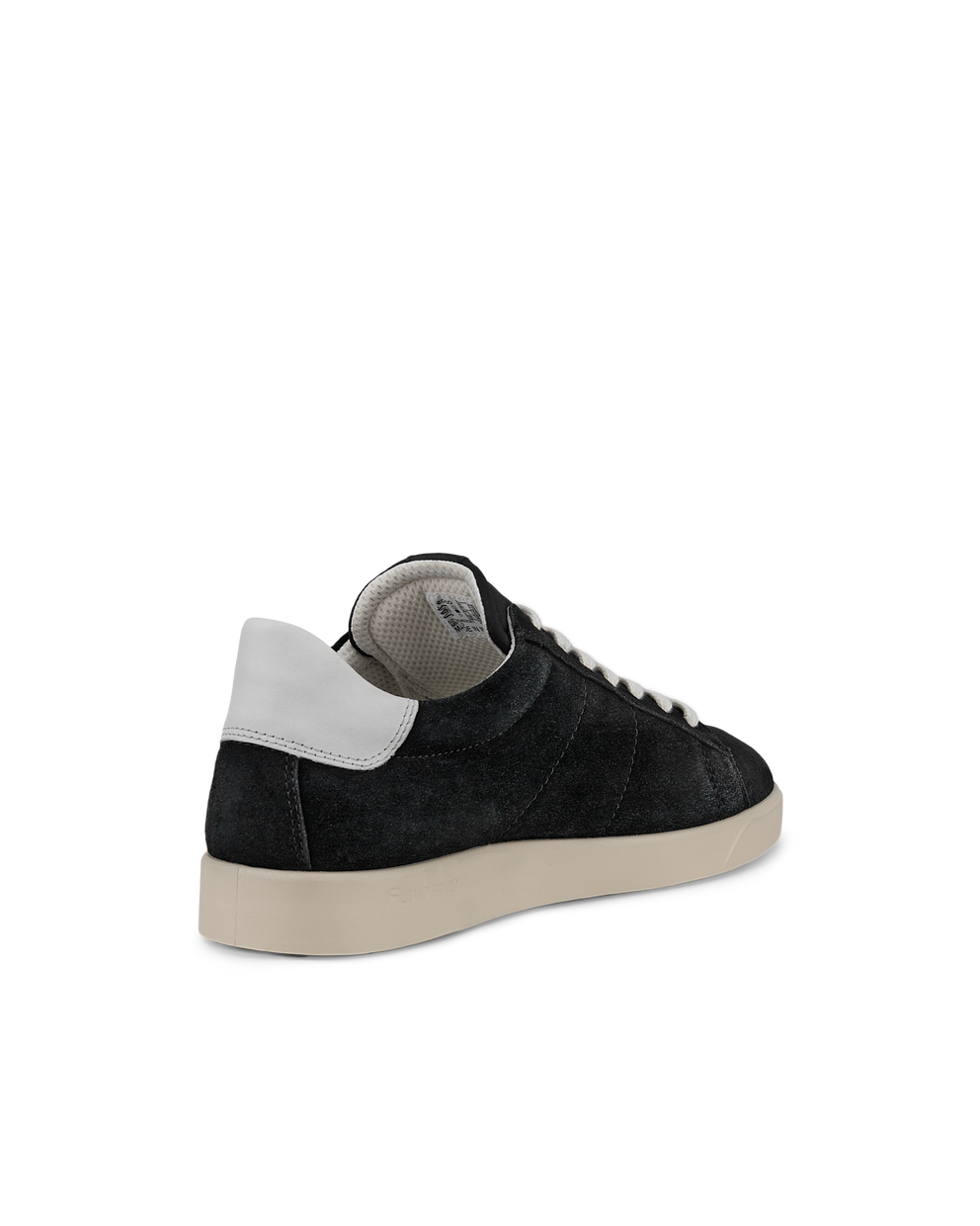 Men's ECCO® Street Lite Suede Sneaker - Black - Back