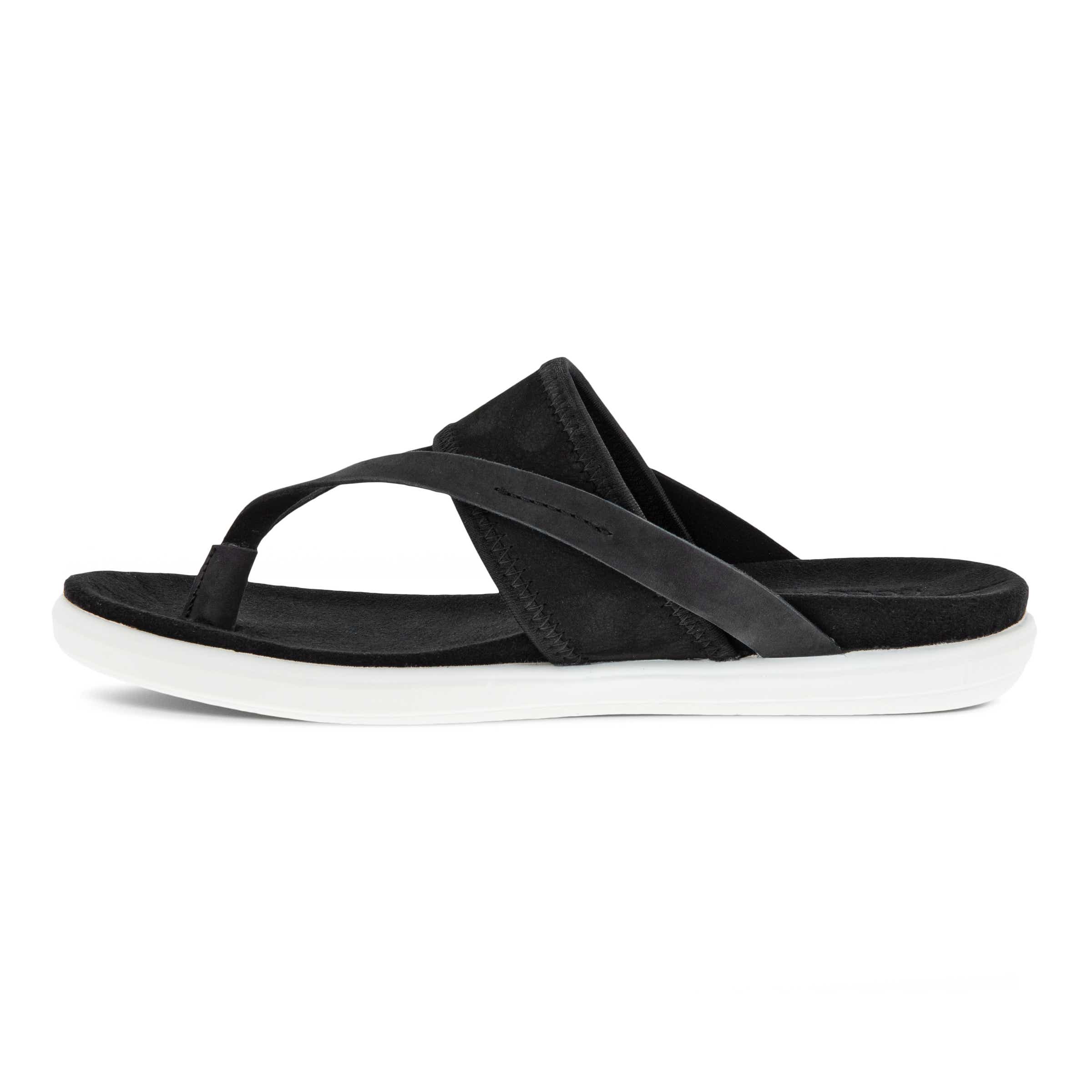 ECCO Simpil Women's Thong Sandal - Negro - Inside