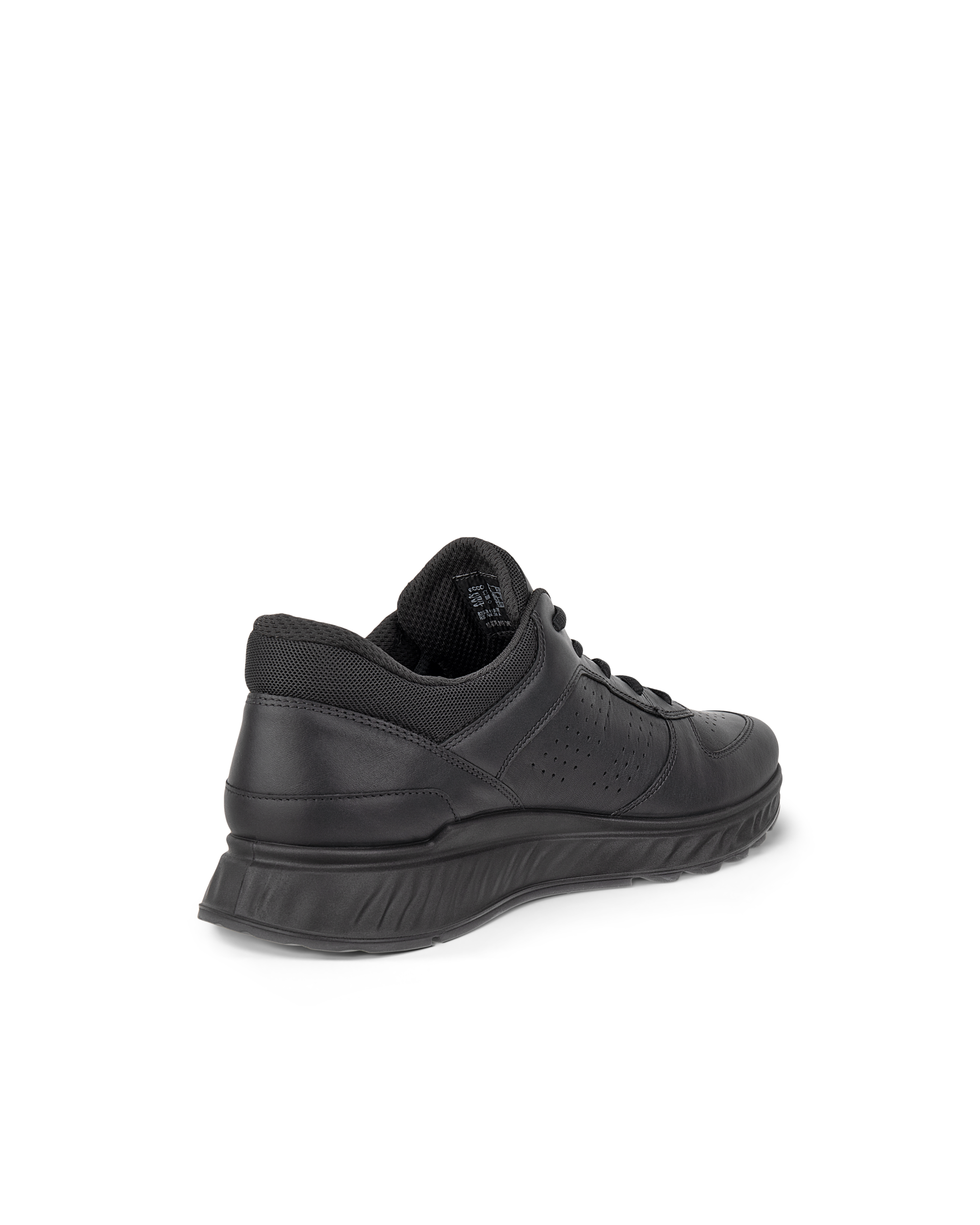 ECCO Men Exostride Waterproof Sneakers - Black - Back