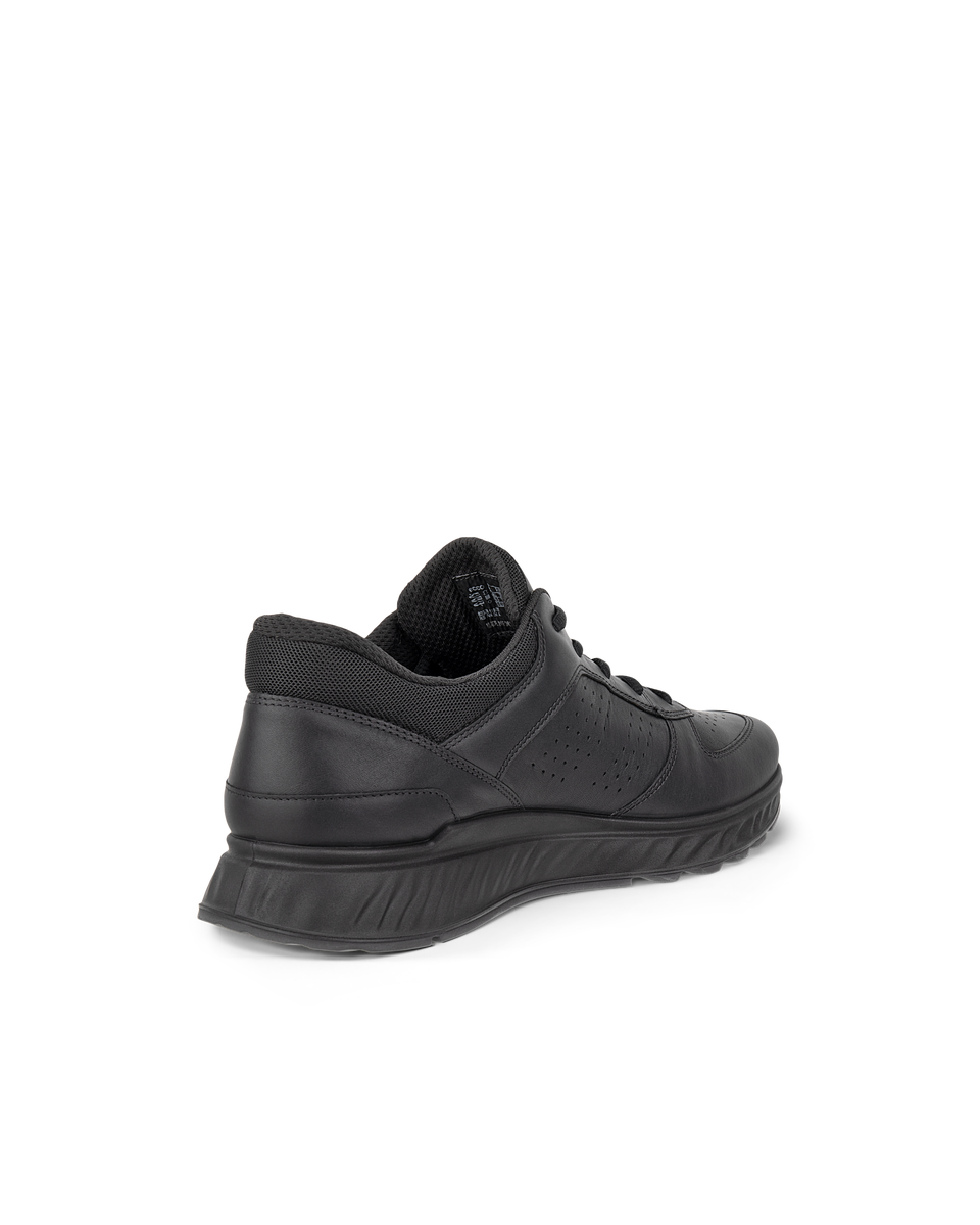 ECCO Men's Exostride Waterproof Sneakers - Black - Back