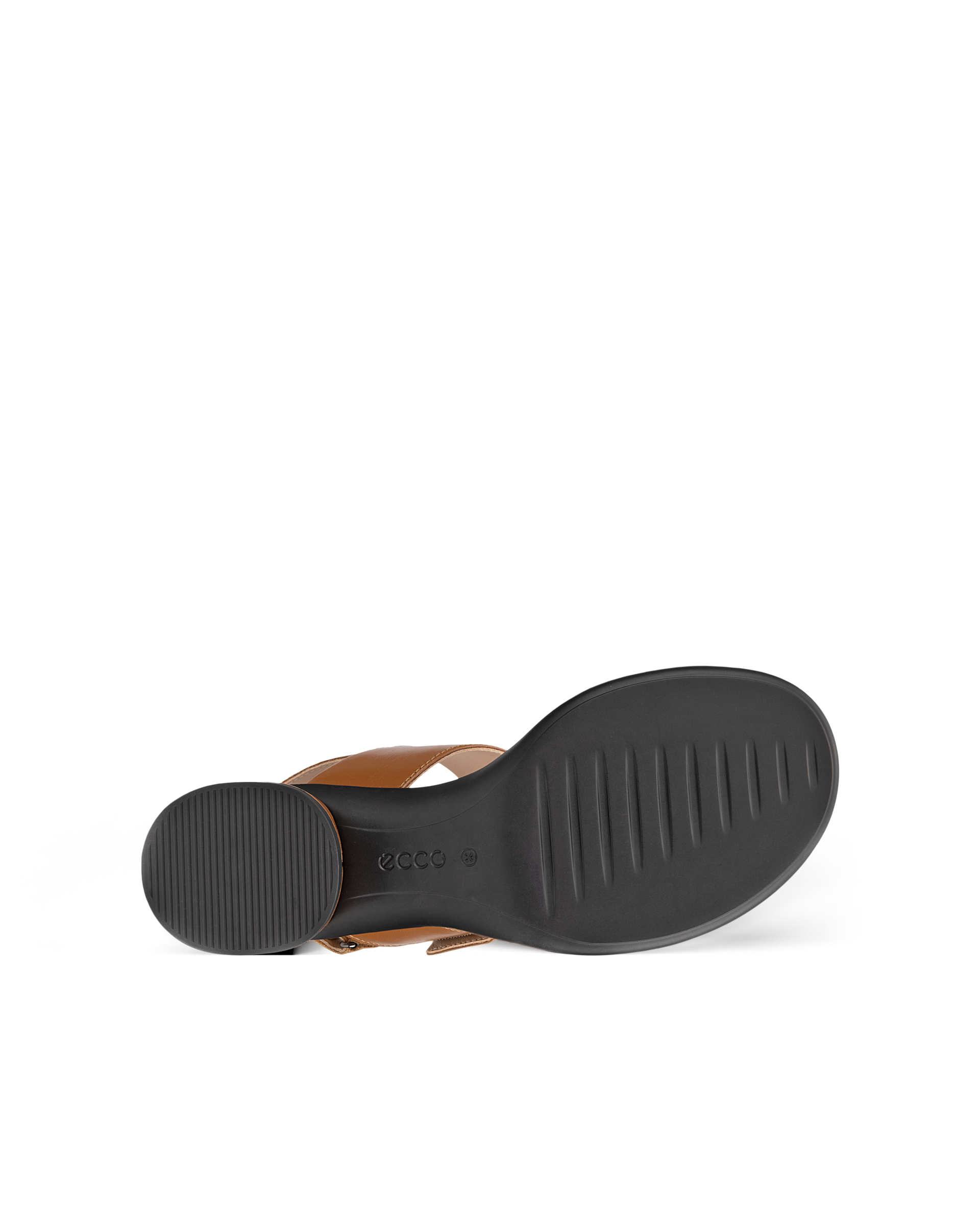 여성용 ECCO® Sculpted Sandal LX 35 가죽 힐 샌들 - Brown - Sole