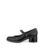 Women's ECCO® Sculpted LX 35 Leather Block-Heel Pump - Black - Outside