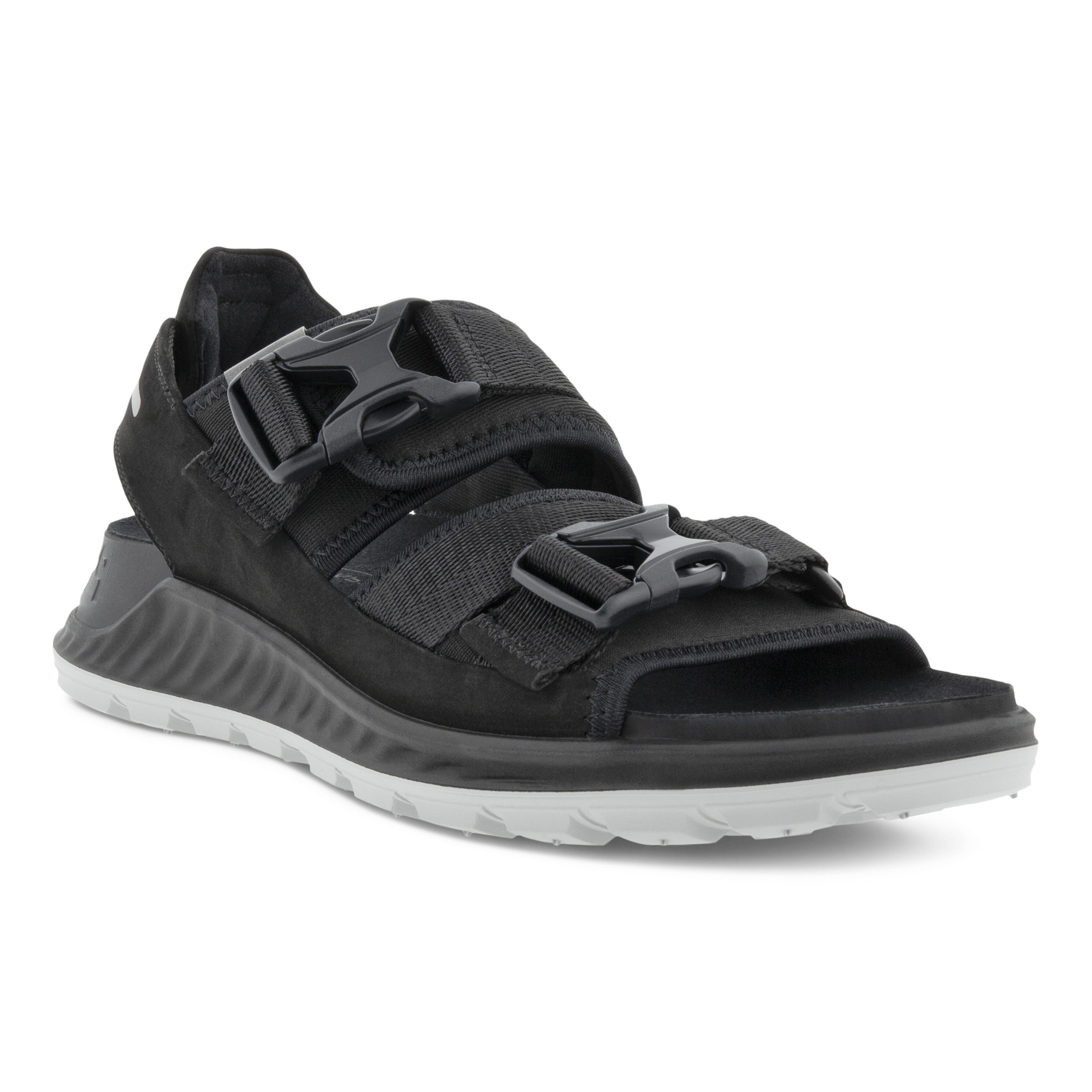 ECCO Exowrap 2S メンズ ヌバックサンダル - ブラック - Main