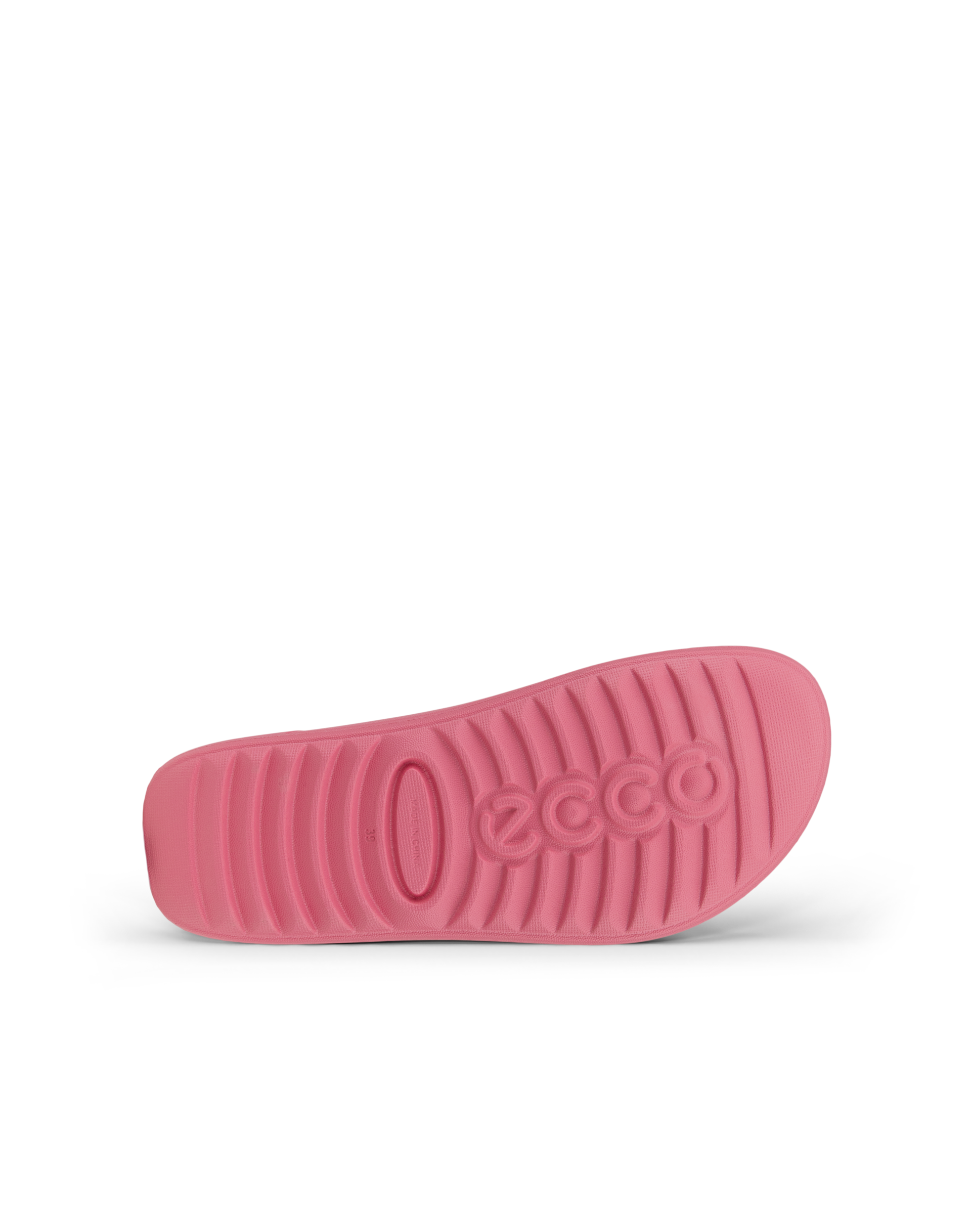 남여공용 ECCO® Cozmo E 투 스트랩 샌들 - Pink - Sole