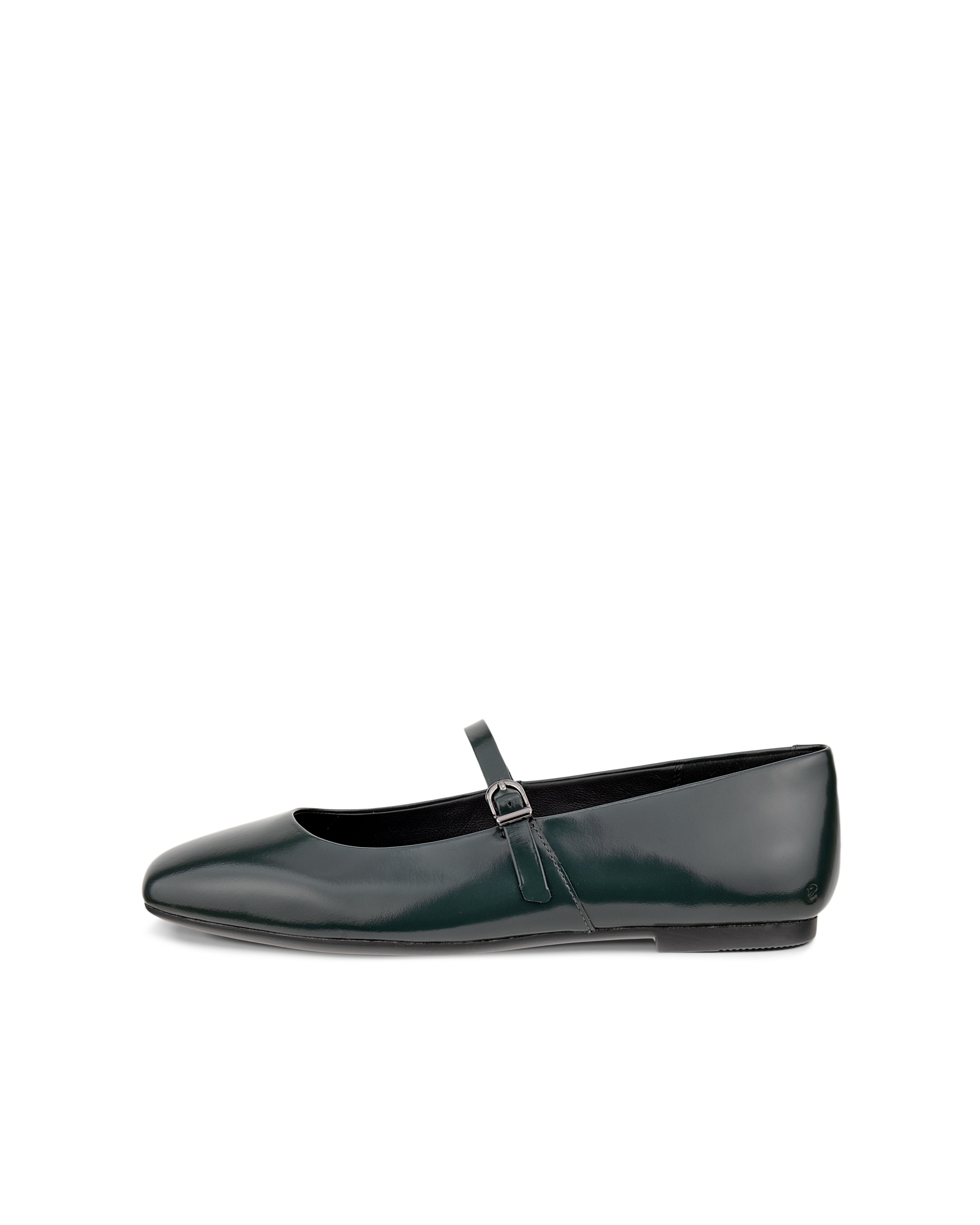 Sabrinas couro mulher ECCO® MARGOT - Verde - Outside