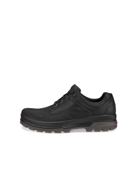 Men s ECCO Rugged Track Nubuck Outdoor Shoe Black