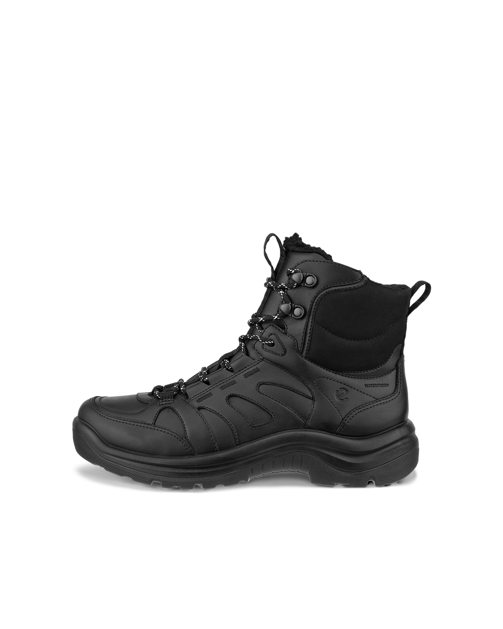 Botas de montaña impermeable de piel ECCO® Offroad para mujer - Negro - Outside