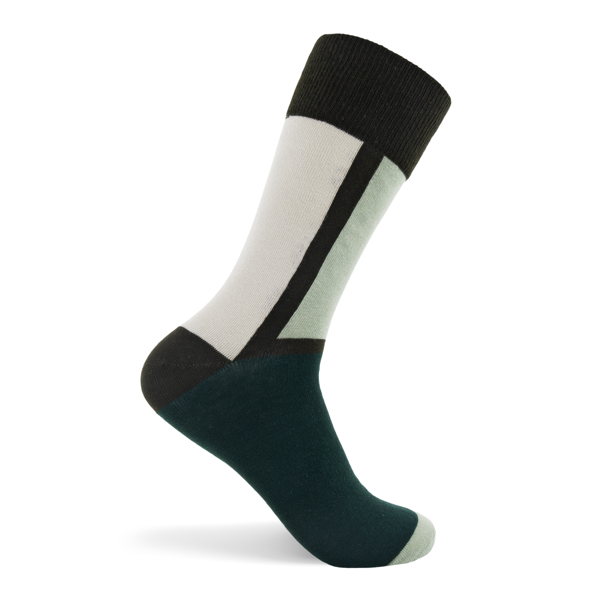 ECCO Men Vibe Colour-block Socks - Green - Detail-1