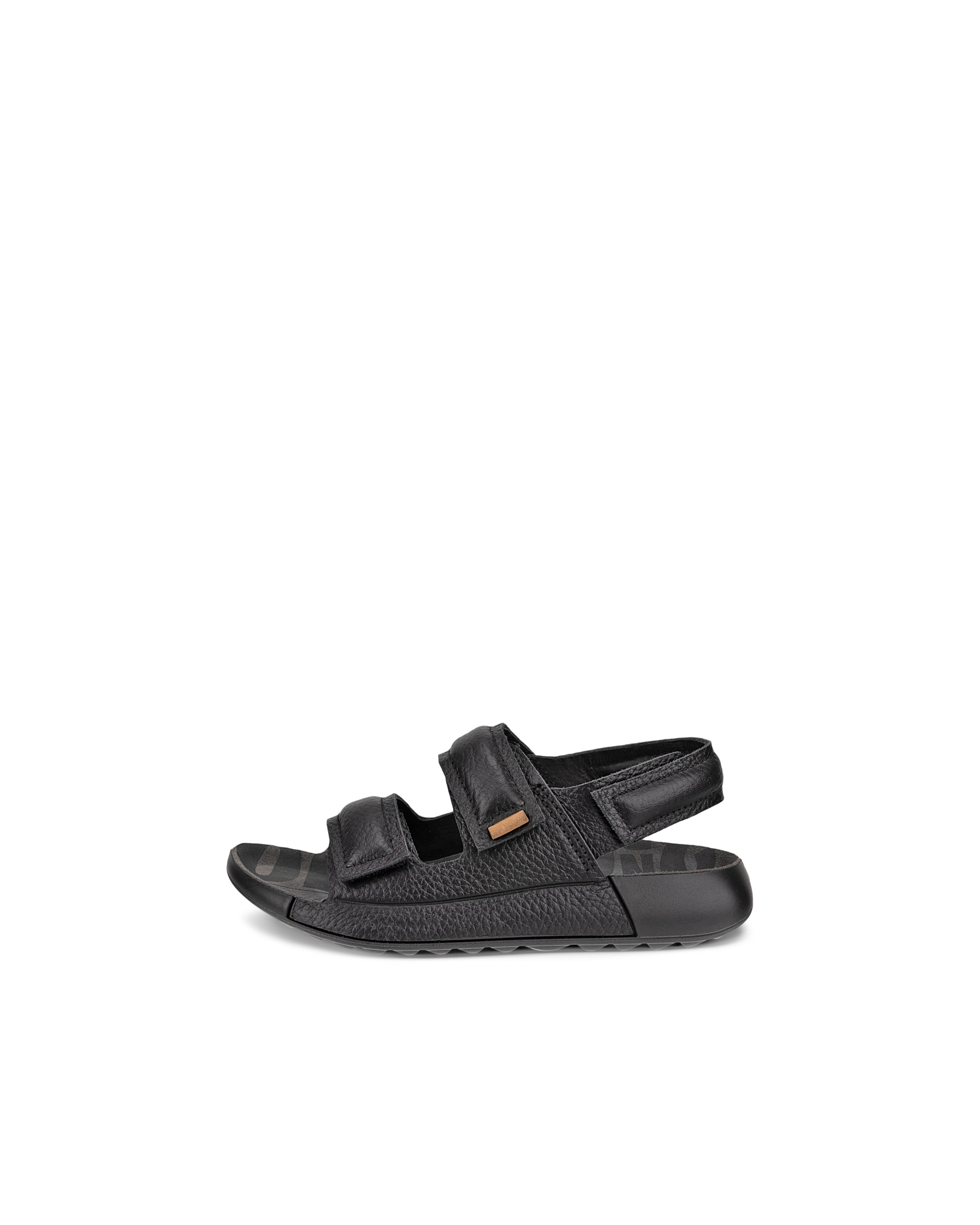 Sandalias con dos tiras de piel ECCO® Cozmo 60 para niño/a - Negro - Outside