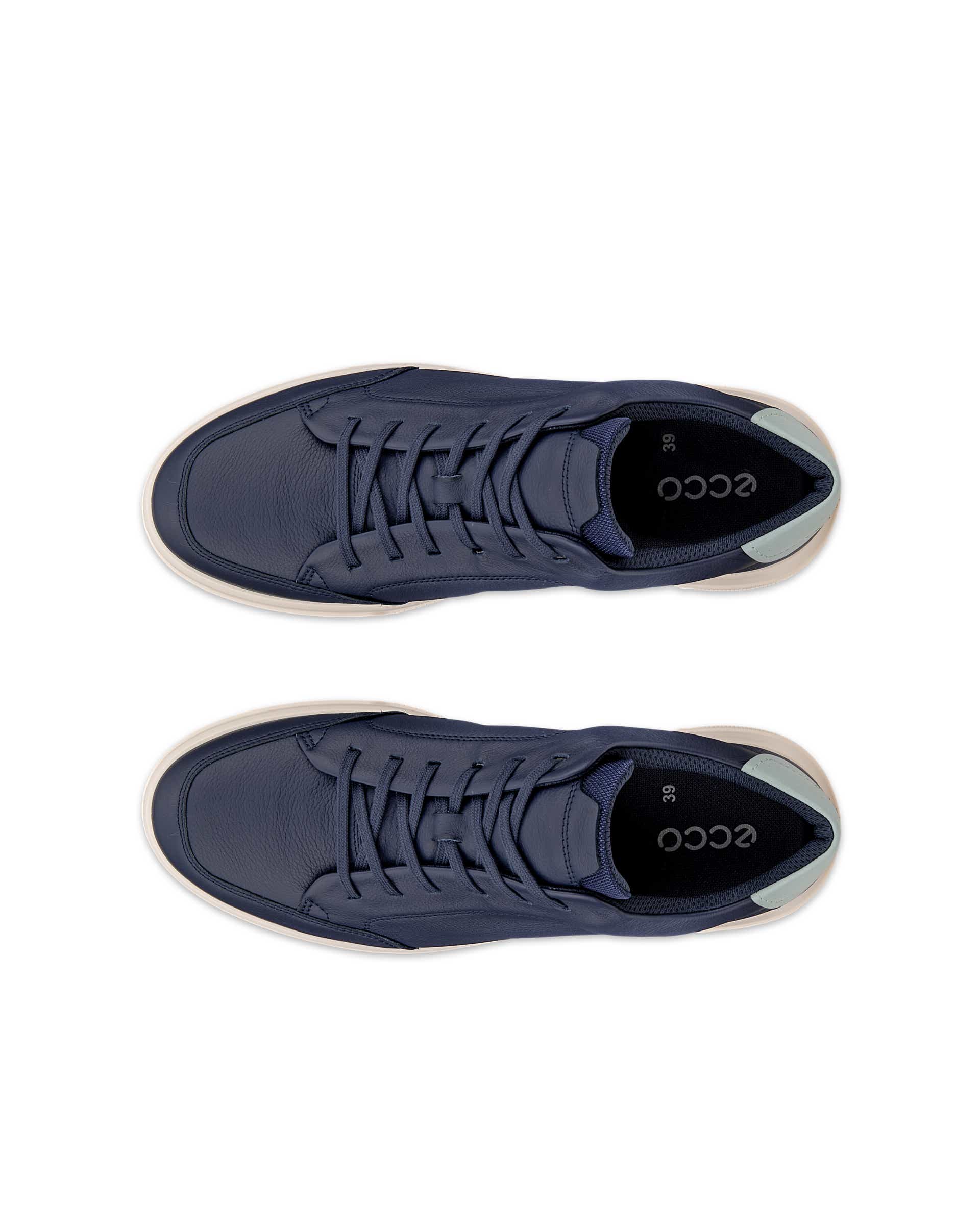 Ženski usnjeni čevlji ECCO® MOVE - Modra - Top left pair