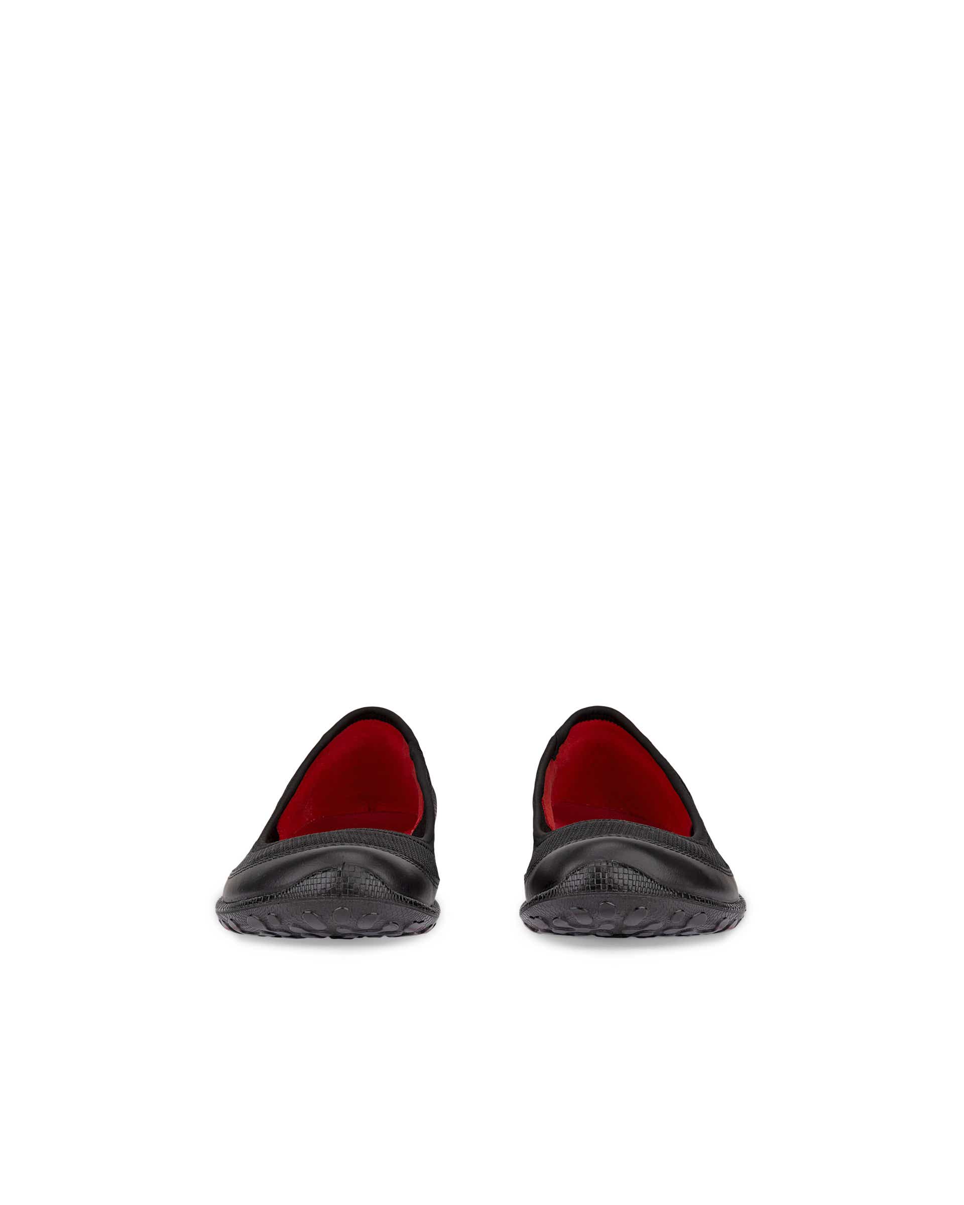 Women's ECCO® Biom Lite Textile Ballerina - Black - Front pair