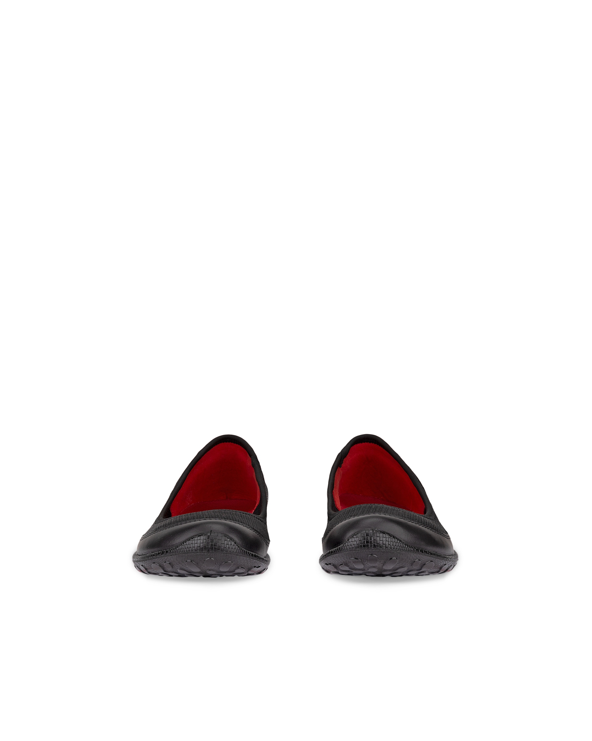 Women's ECCO® Biom Lite Textile Ballerina - Black - Front pair