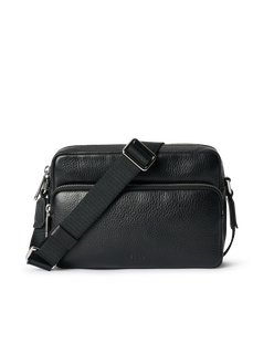 ECCO® Camera Bag Pebbled Leather Camera Bag - Black - Main